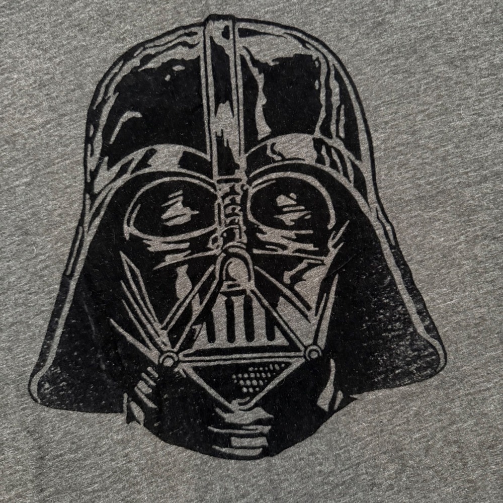 Star Wars Fifth Sun Darth Vader‎ Graphic T-Shirt Charcoal Gray Womens 2XL
